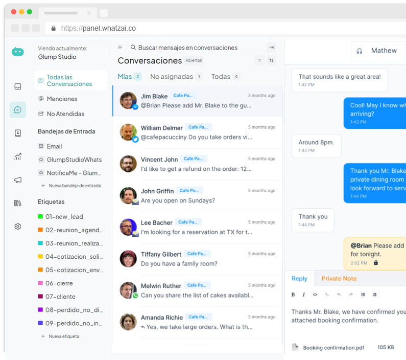 WhatzAI Dashboard